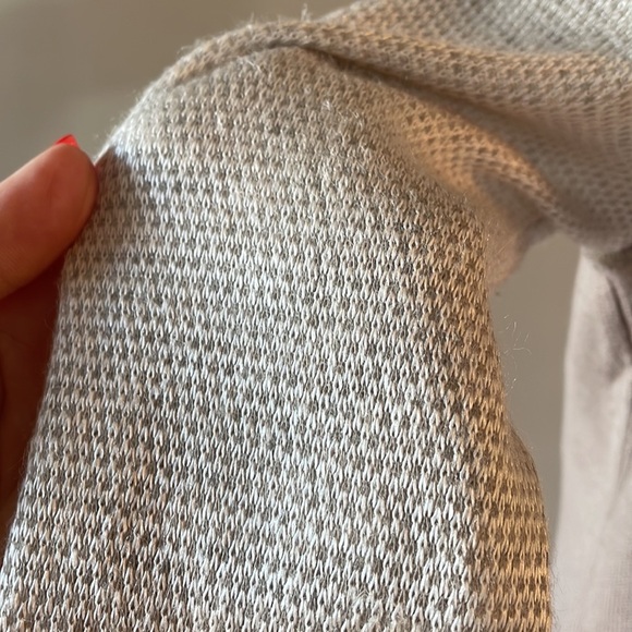 Soft Surroundings Mix media knit sweatshirt top under shirt look L/S size PL - Picture 4 of 16